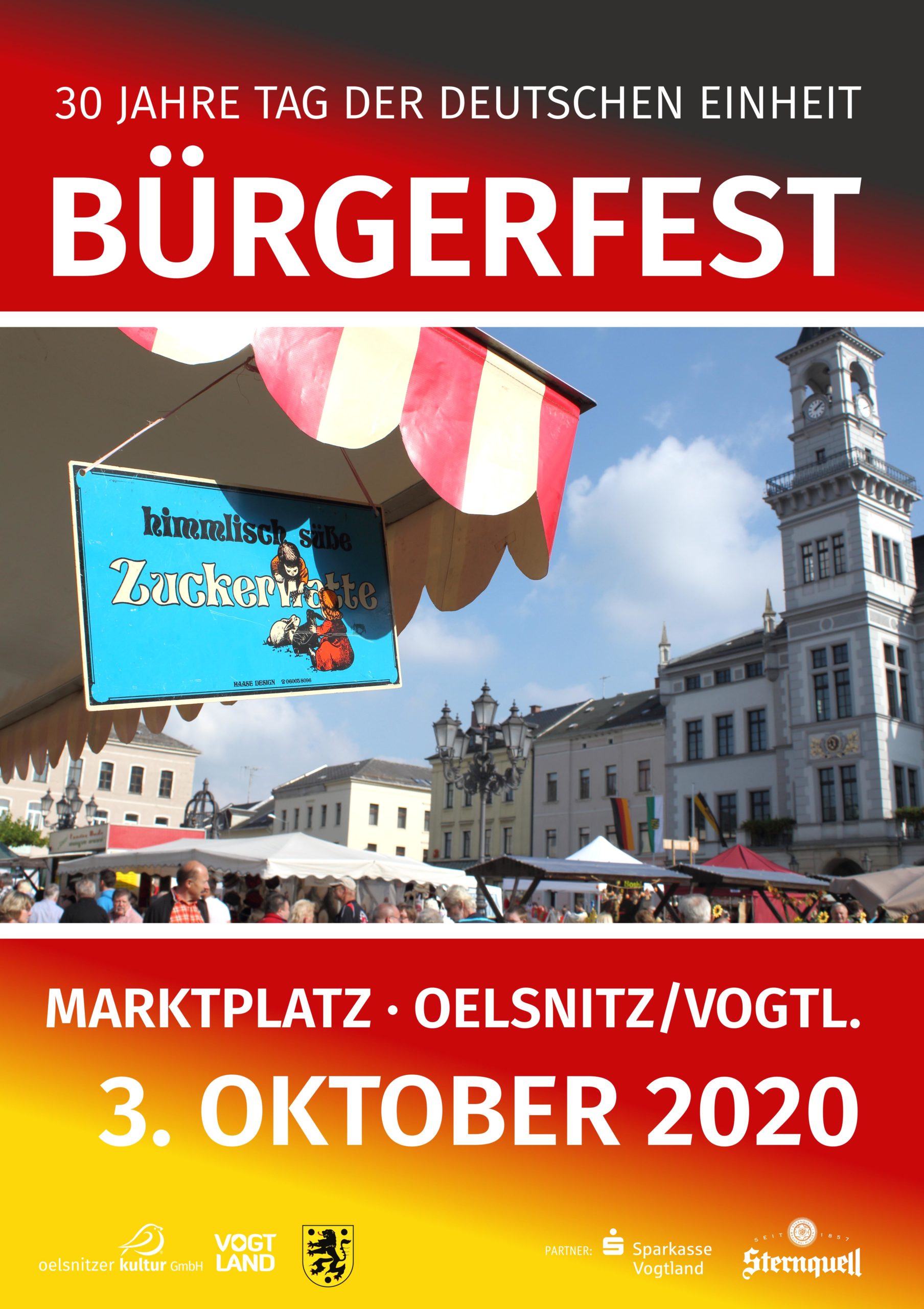 Bürgerfest Oelsnitz Plakat