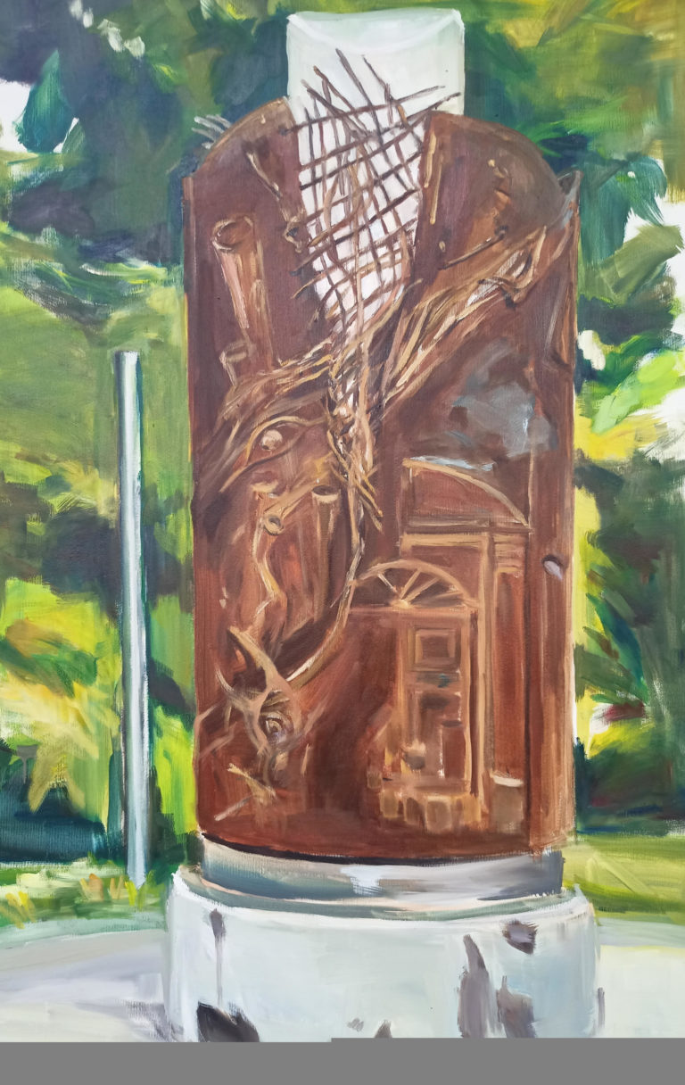 Das Bild vom Wendedenkmal in Plauen von Lisa Schoefer