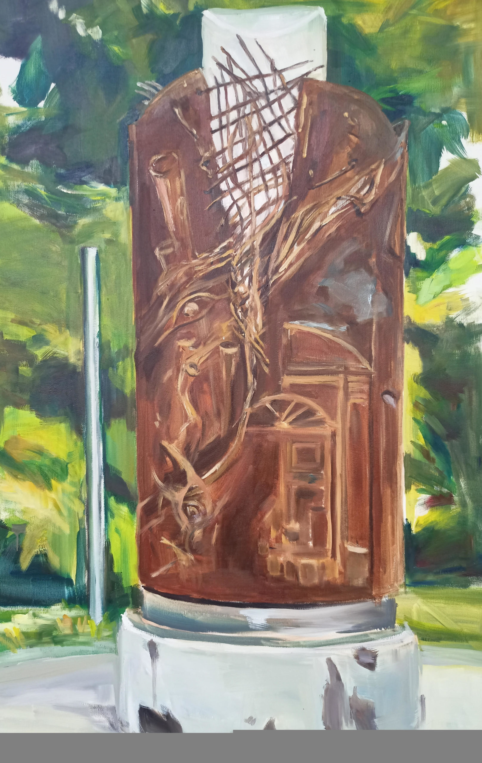 Das Bild vom Wendedenkmal in Plauen von Lisa Schoefer